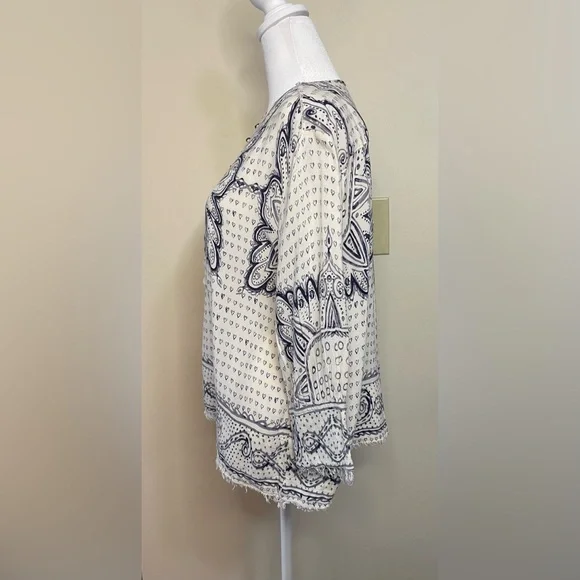 Maeve By Anthropologie Tops 3/4 Sleeve
Morgan Heart Printed Size XS. - Picture 12 of 17